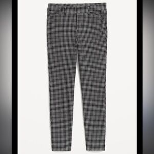 GAP Black and White Checkered Signature Skinny Ankle Pants